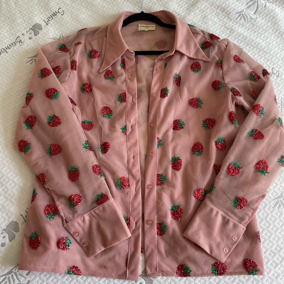 Lirika Matoshi Strawberry Shirt - Picture 2 of 3